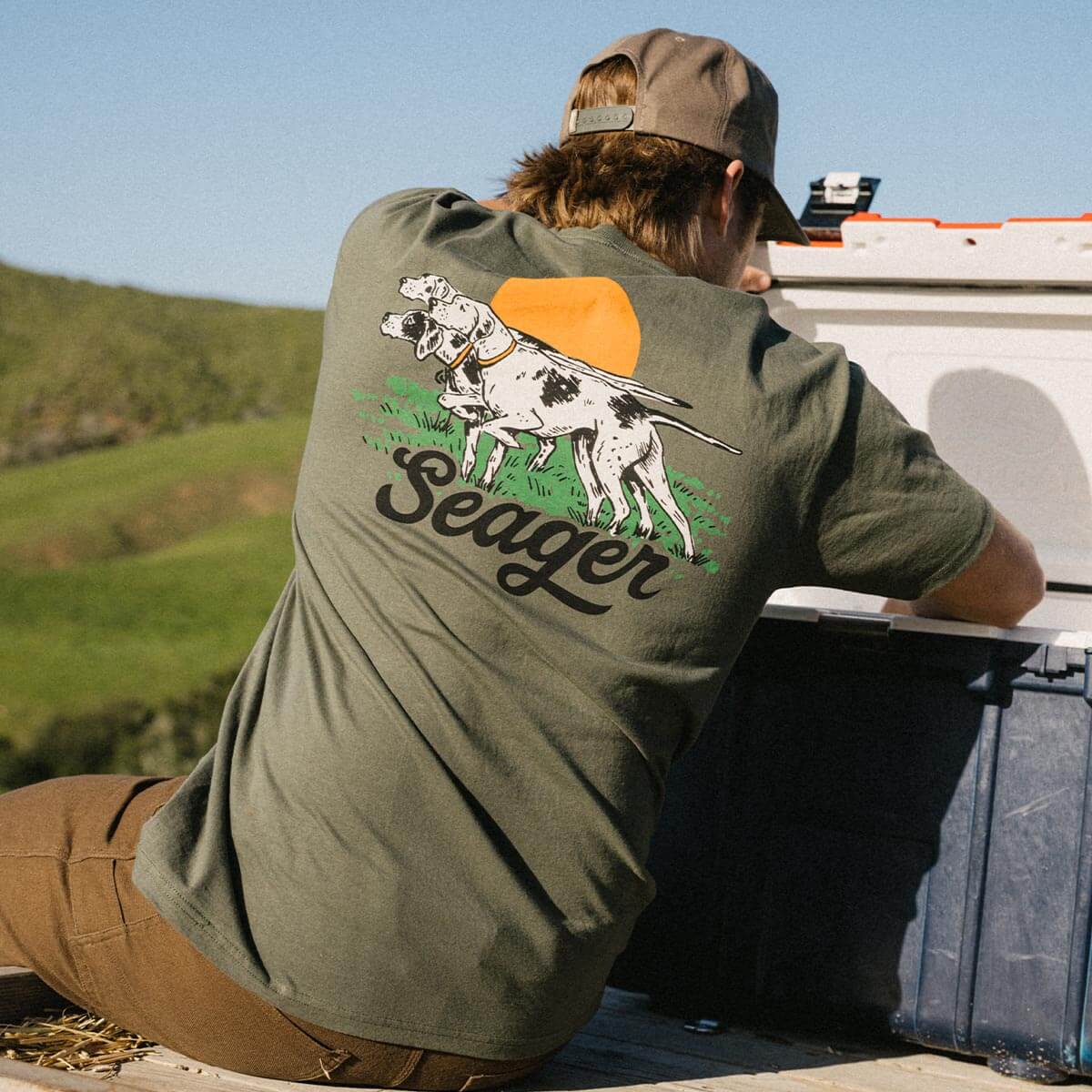 Pointer Tee Surplus Green - Image 3