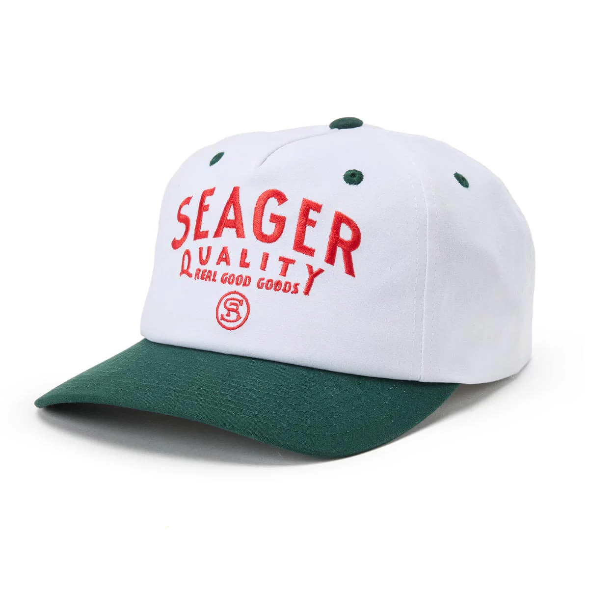 Quality Snapback White/Green