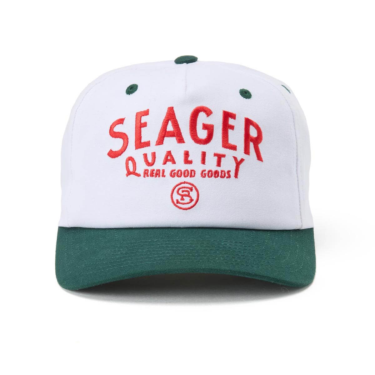 Quality Snapback White/Green - Image 2