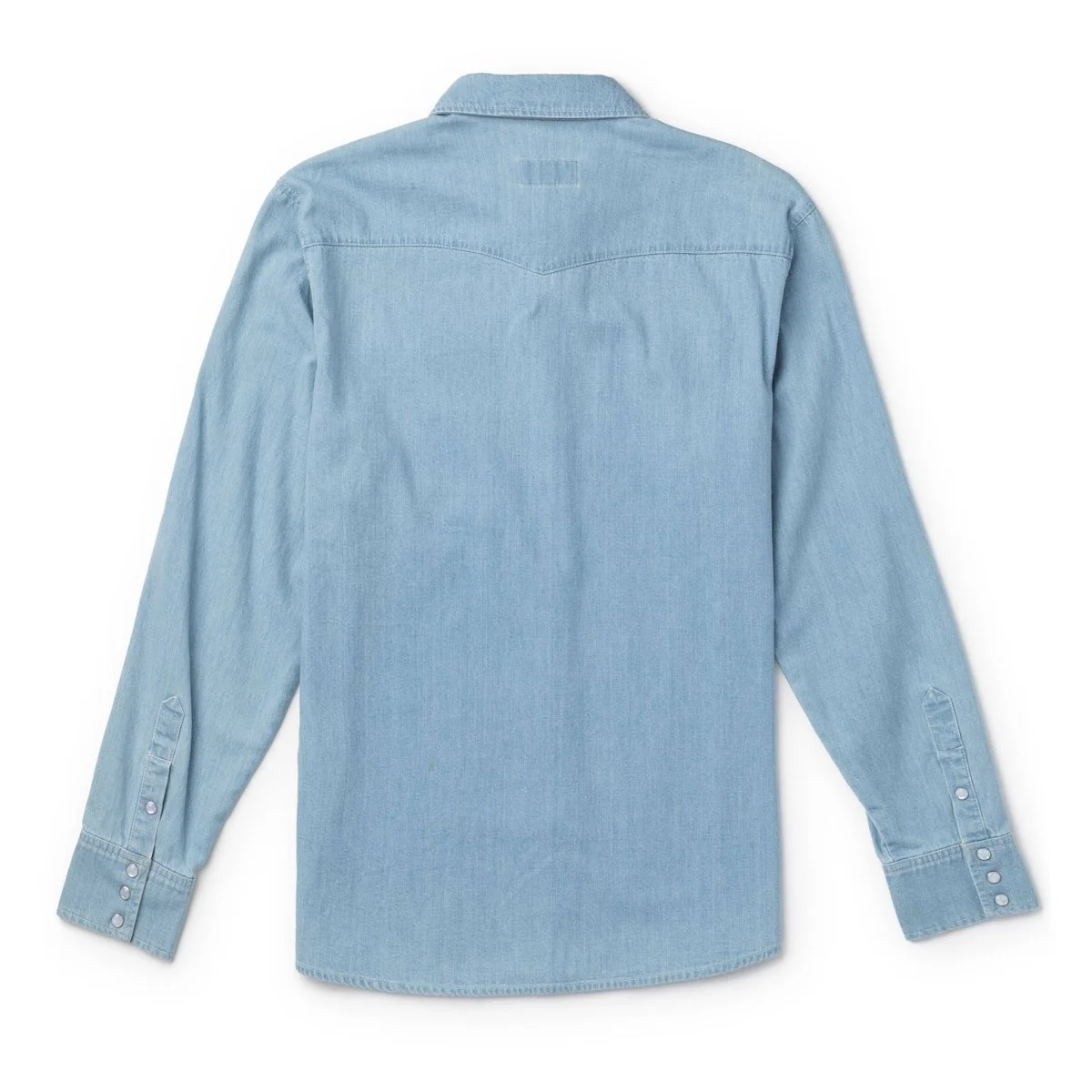 Reagan Pearl Snap Light Wash Indigo - Image 4