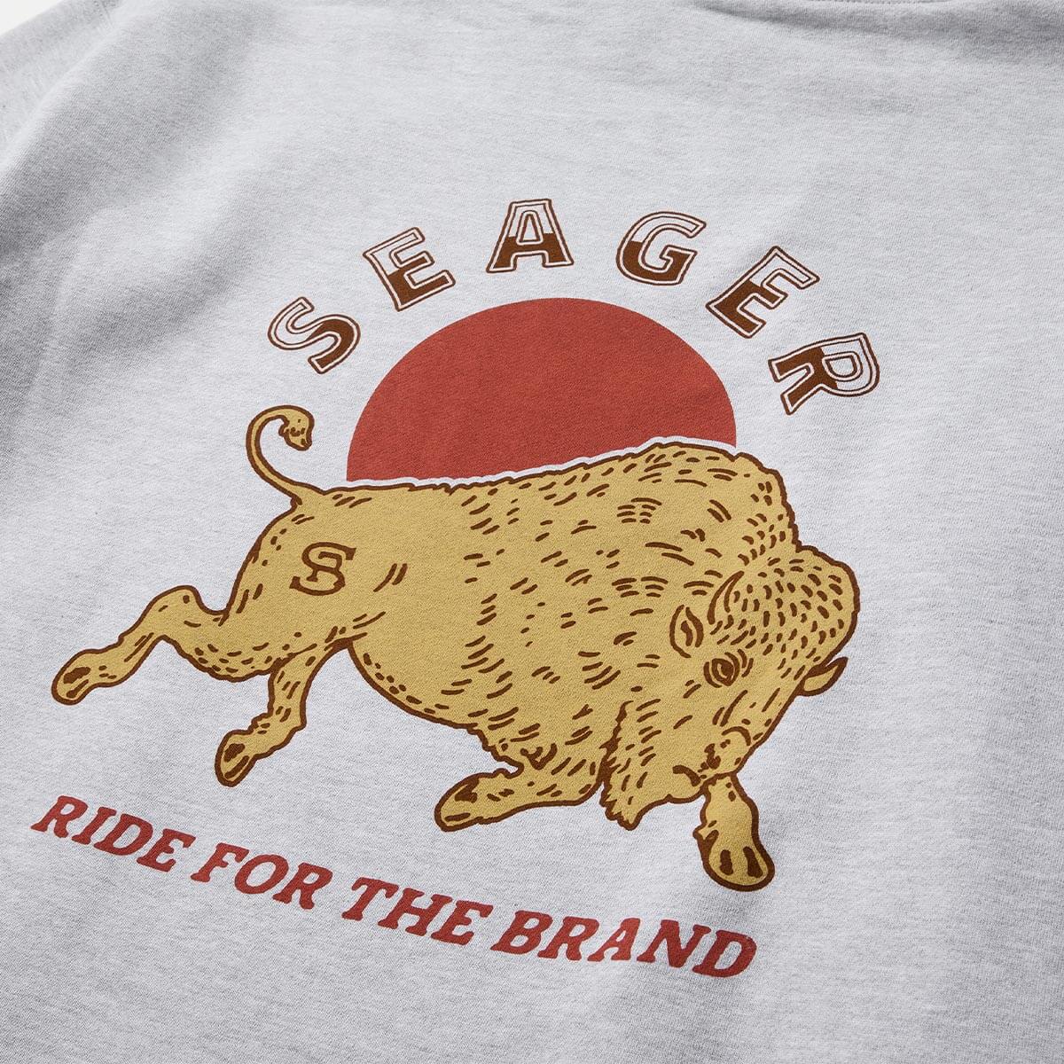 Ride For The Brand Hoodie Heather Grey - Image 3