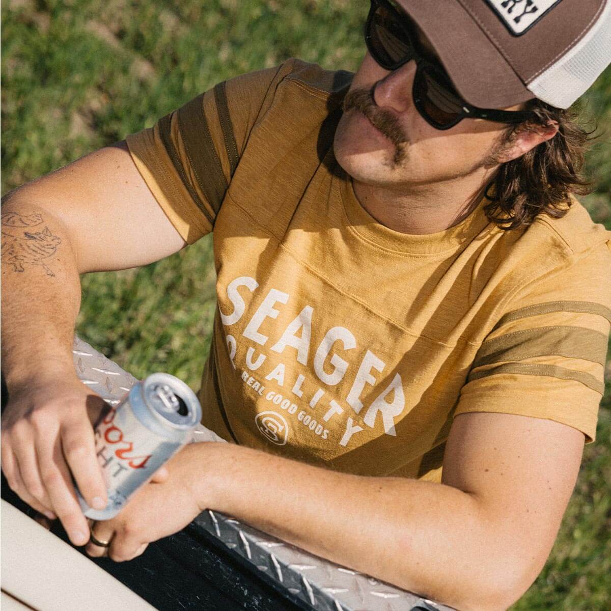 Riggins Crew Tee Bronze - Image 2