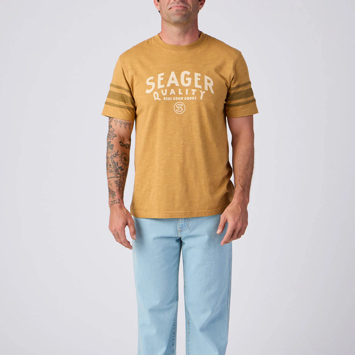 Riggins Crew Tee Bronze - Image 3