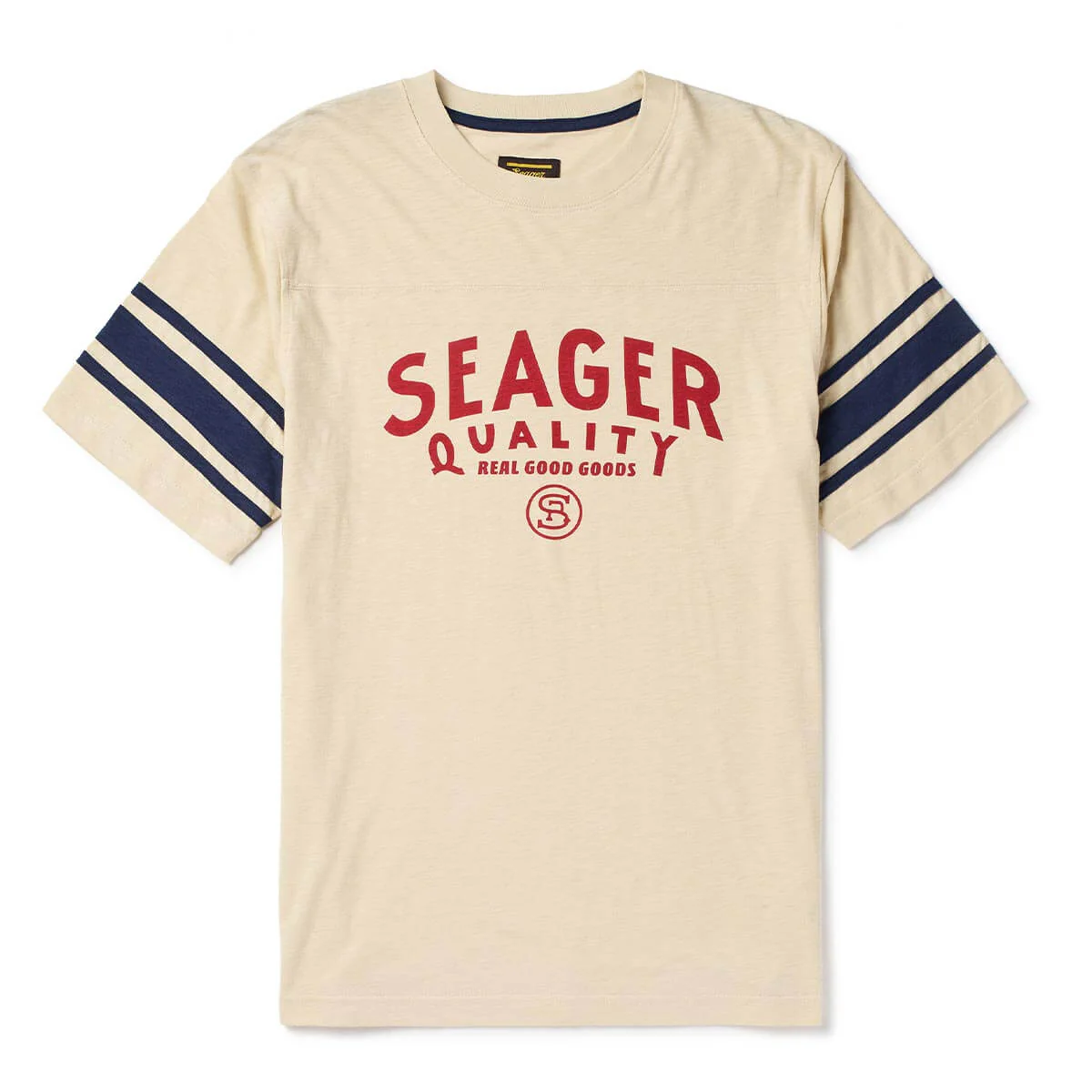 Riggins Crew Tee Cream