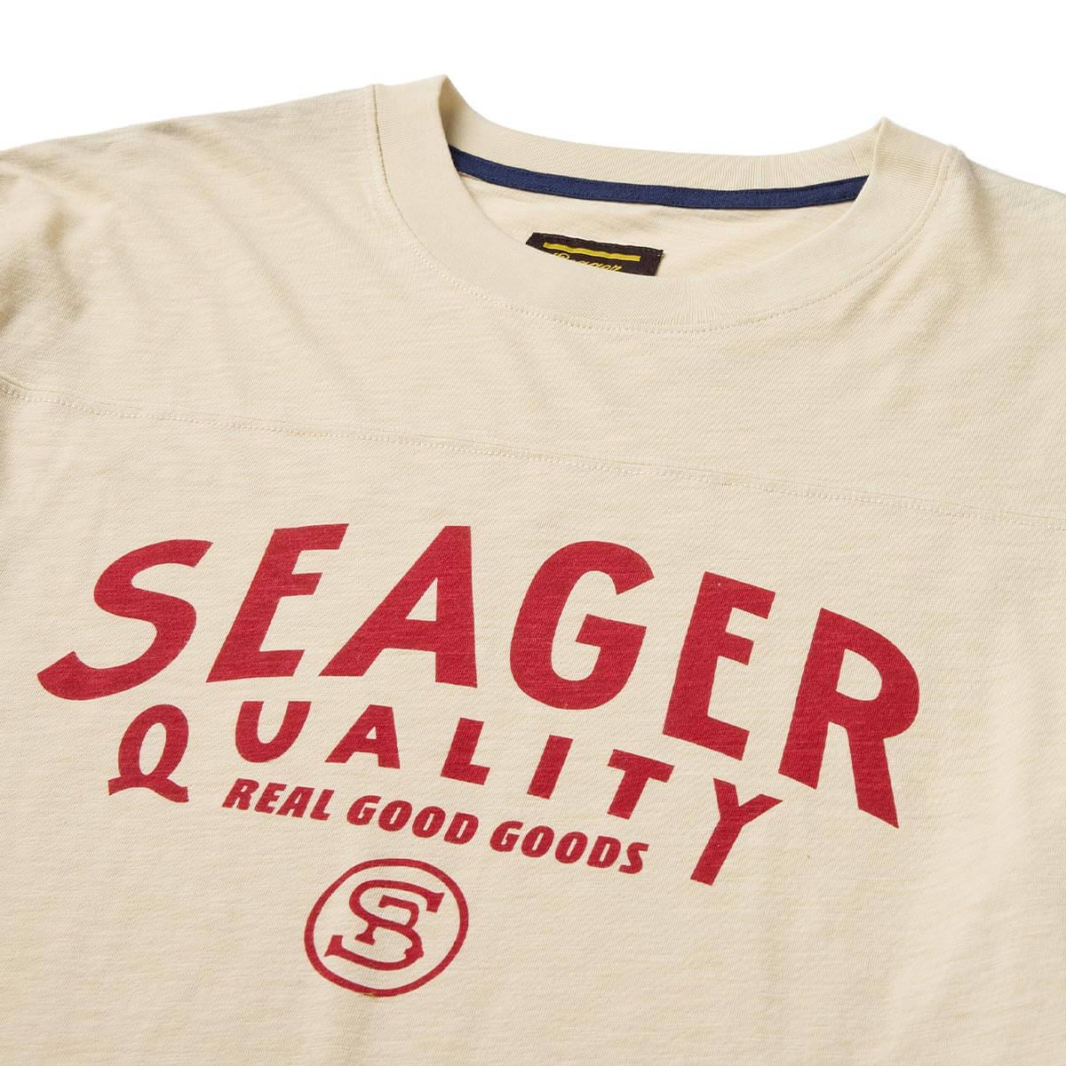 Riggins Crew Tee Cream - Image 5