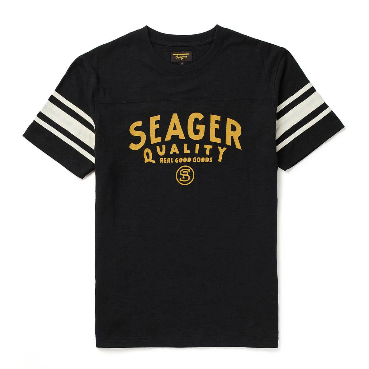 Riggins Crew Tee Washed Black