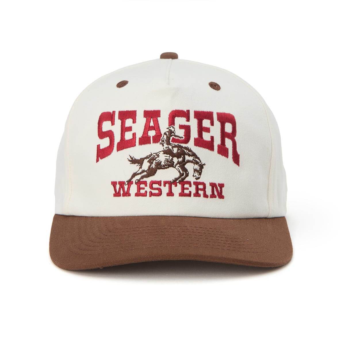 Rodeo Snapback Cream/Brown - Image 2