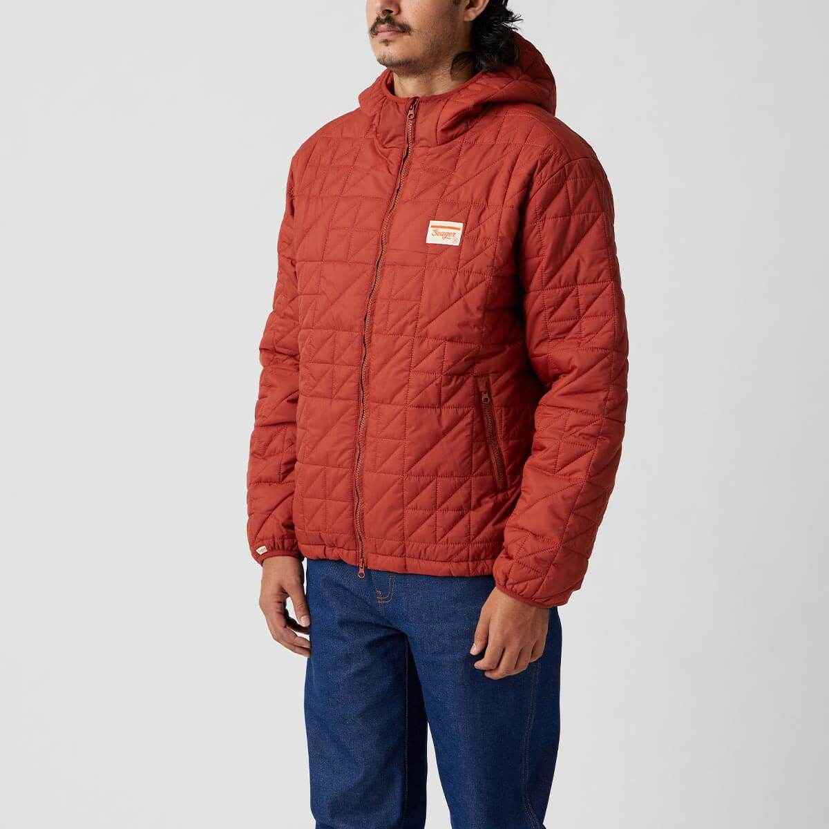 Ruff & Tuff Puff Jacket Red Rock - Image 3