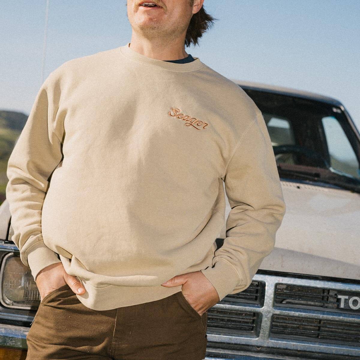 Russ Embroidered Premium Crew Pigment Stone - Image 2