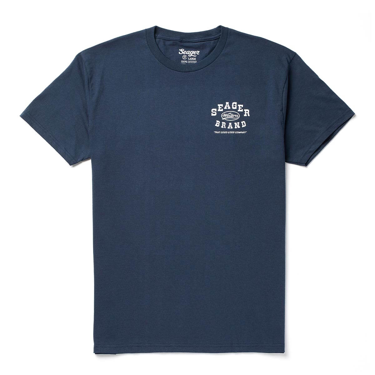 Saloon Tee Navy - Image 2
