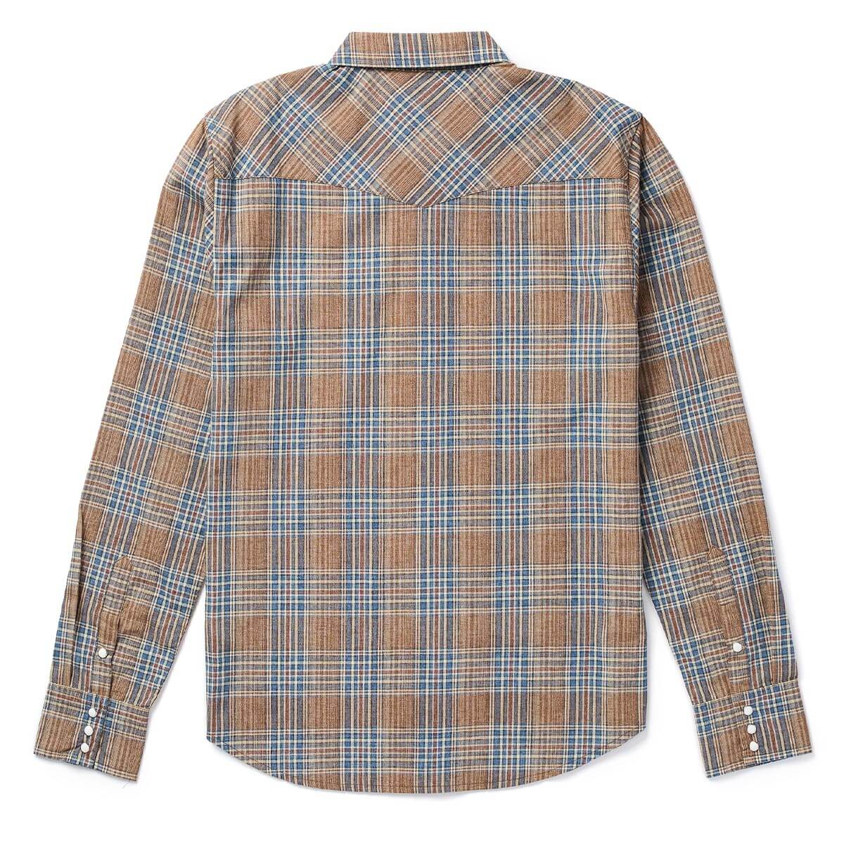 Sawtoof L/S Shirt Faded Navy Plaid - Image 3