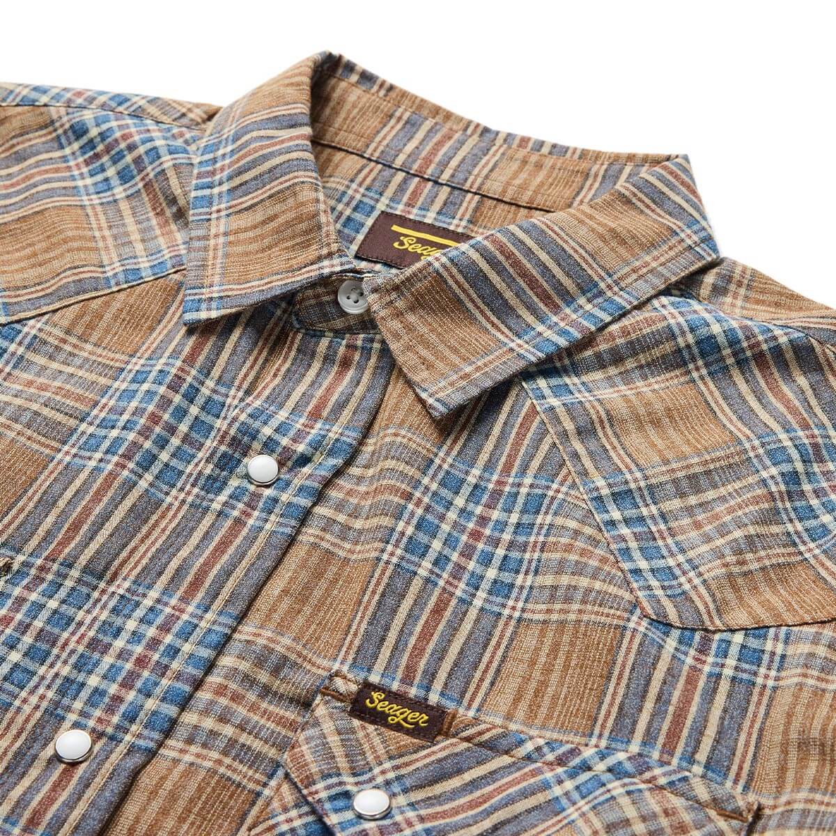 Sawtoof L/S Shirt Faded Navy Plaid - Image 4