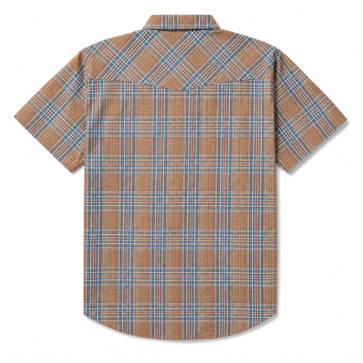 Sawtoof S/S Shirt Faded Navy Plaid - Image 2
