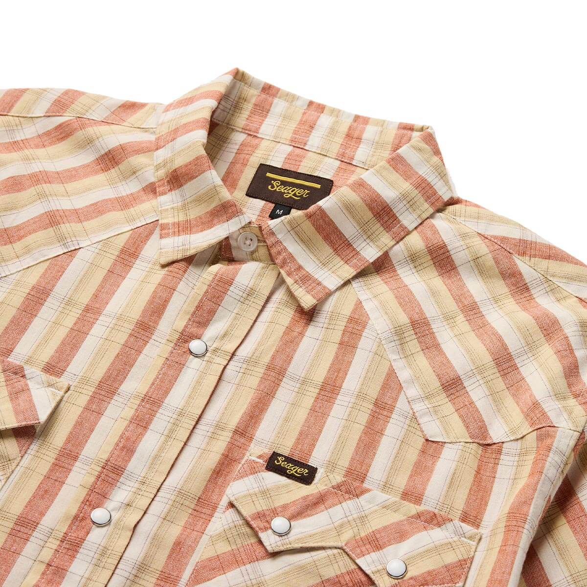 Sawtoof S/S Shirt White Wash Plaid - Image 4