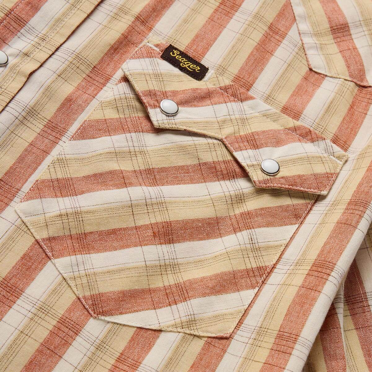Sawtoof S/S Shirt White Wash Plaid - Image 7