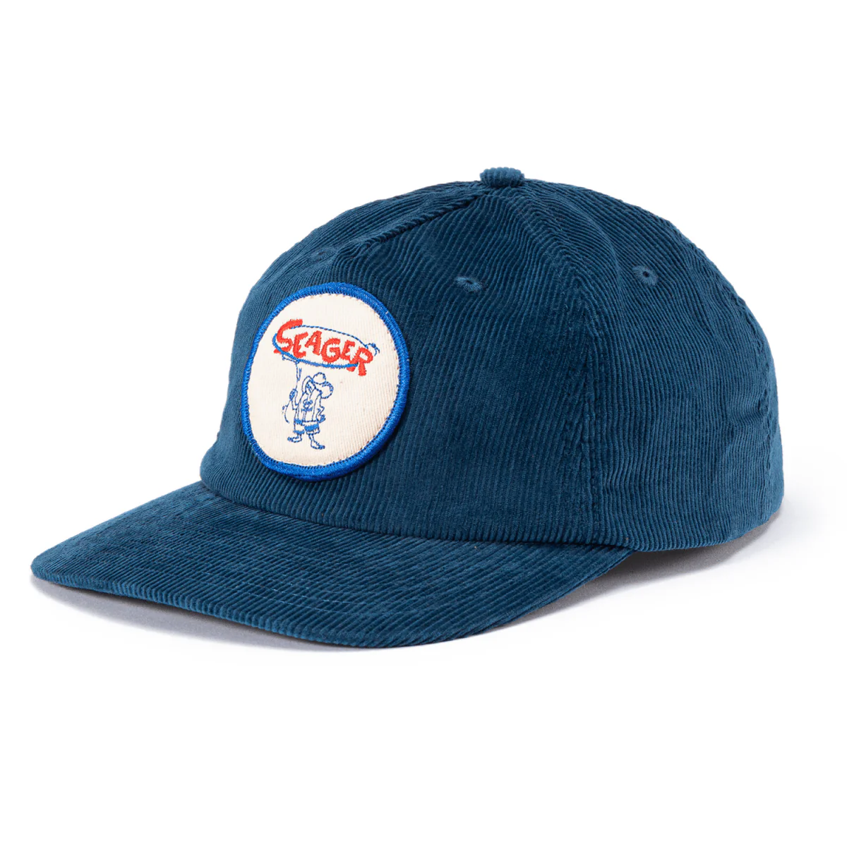 Seager x Birdwell Corduroy Snapback Blue