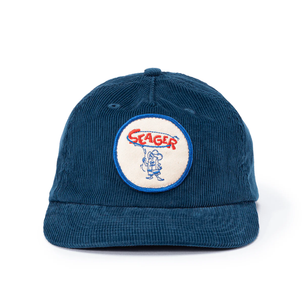 Seager x Birdwell Corduroy Snapback Blue - Image 2