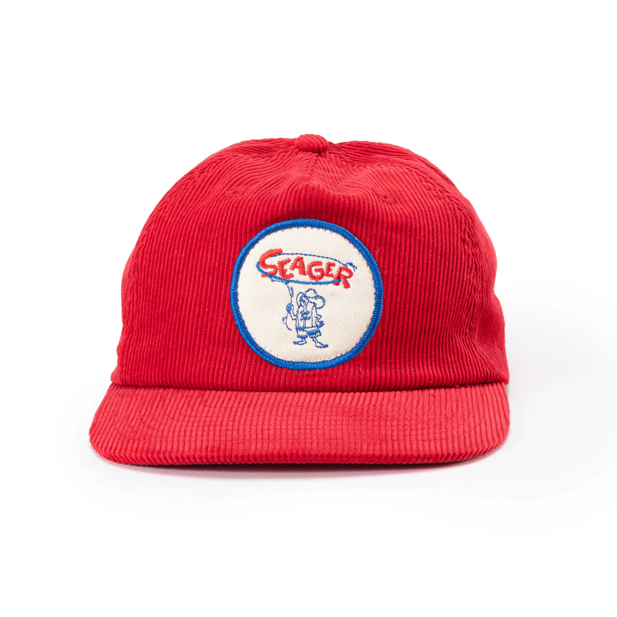Seager x Birdwell Corduroy Snapback Red - Image 2