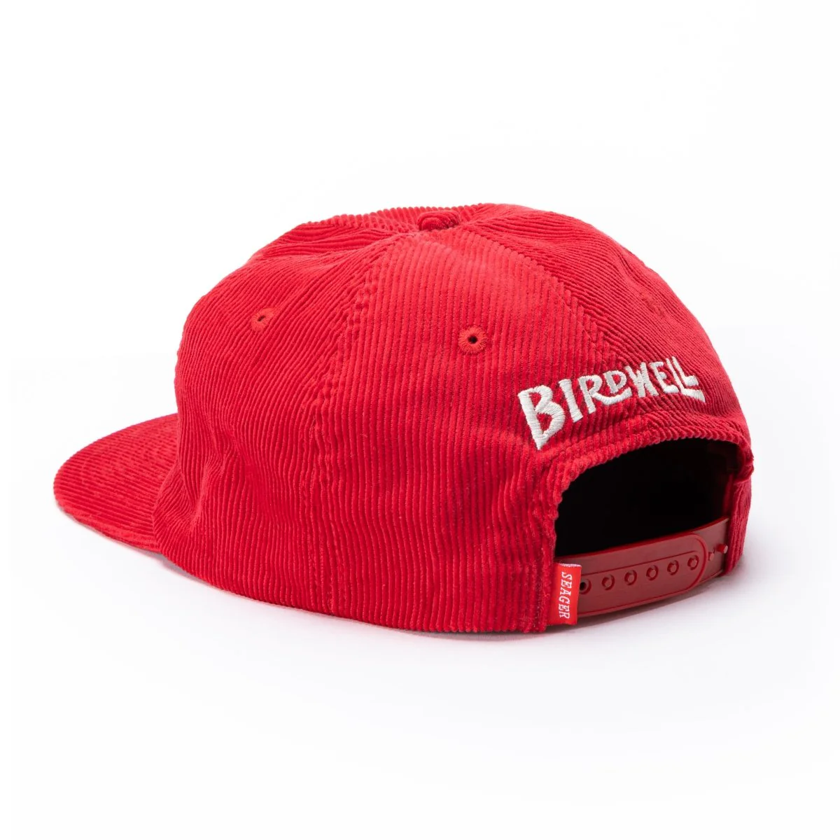 Seager x Birdwell Corduroy Snapback Red - Image 3