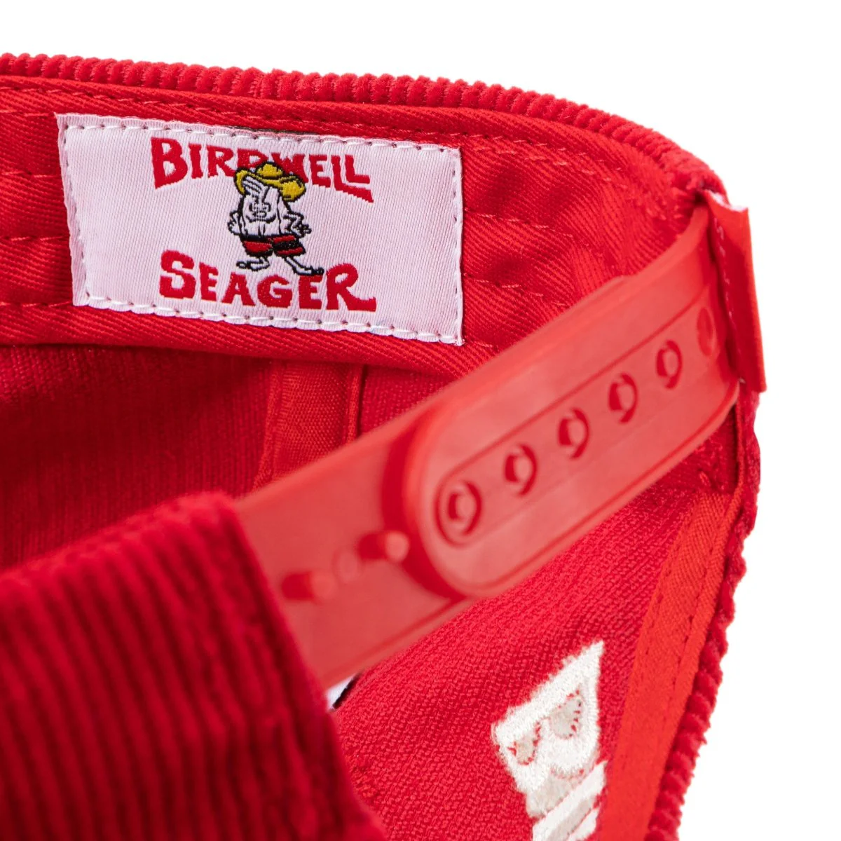 Seager x Birdwell Corduroy Snapback Red - Image 5