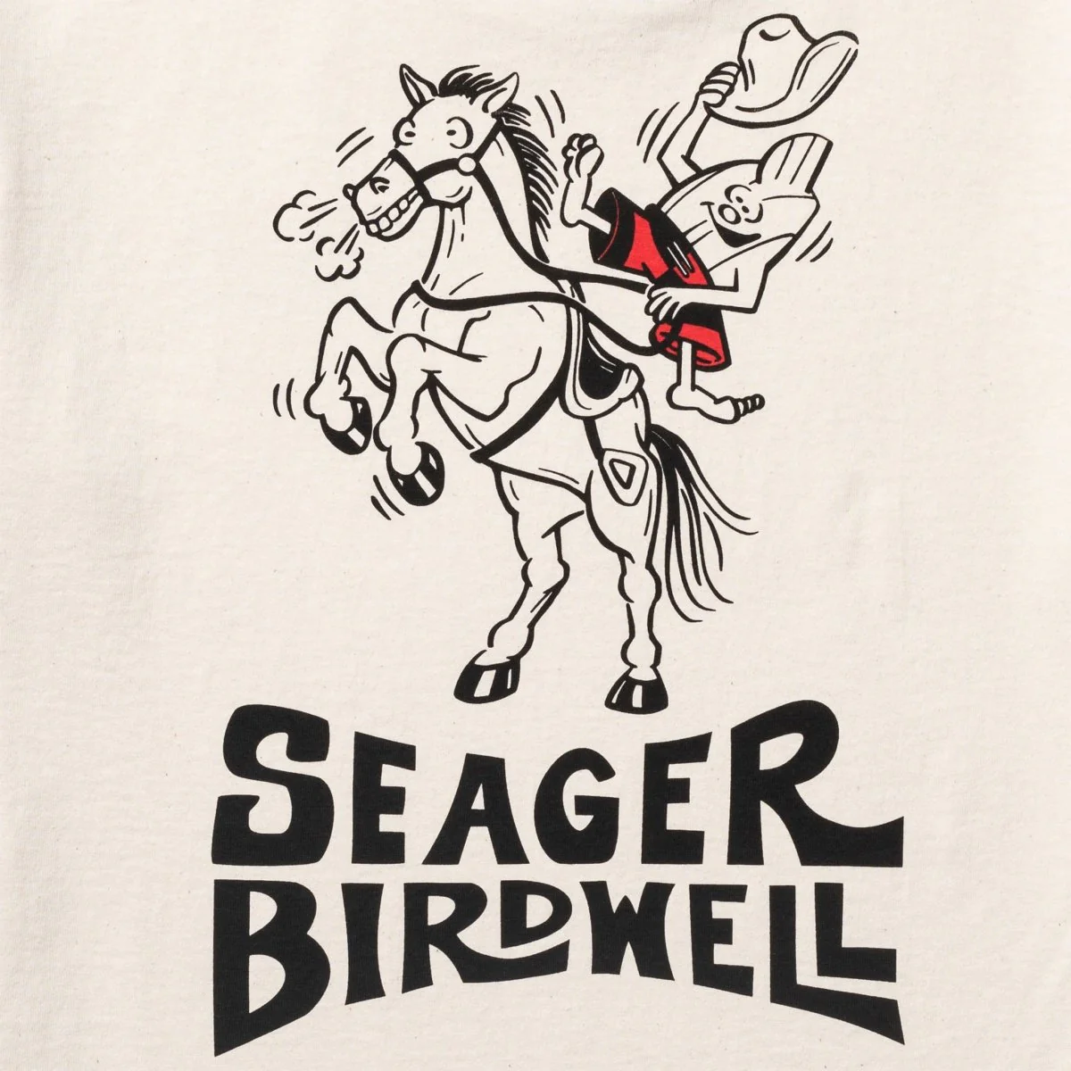 Seager x Birdwell Riding Birdie Tee Natural - Image 3