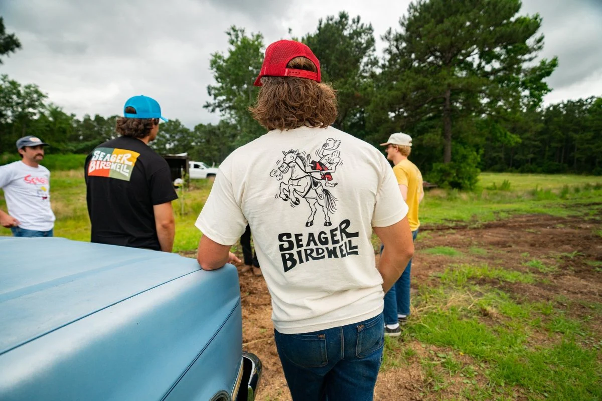 Seager x Birdwell Riding Birdie Tee Natural - Image 5