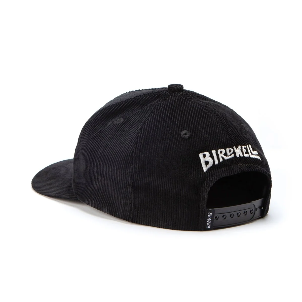 Seager x Birdwell Roping Birdie Corduroy Snapback Black - Image 3