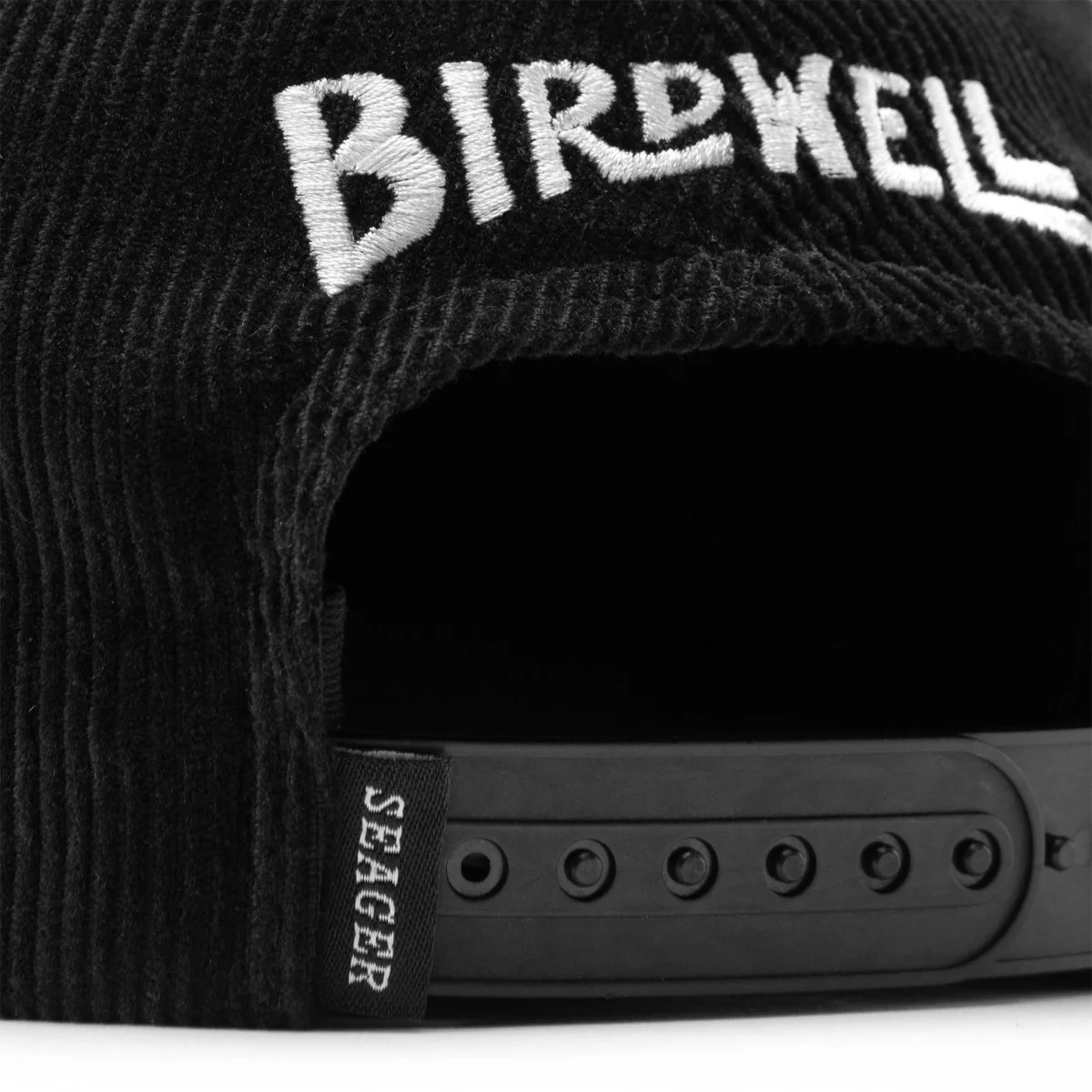 Seager x Birdwell Roping Birdie Corduroy Snapback Black - Image 4