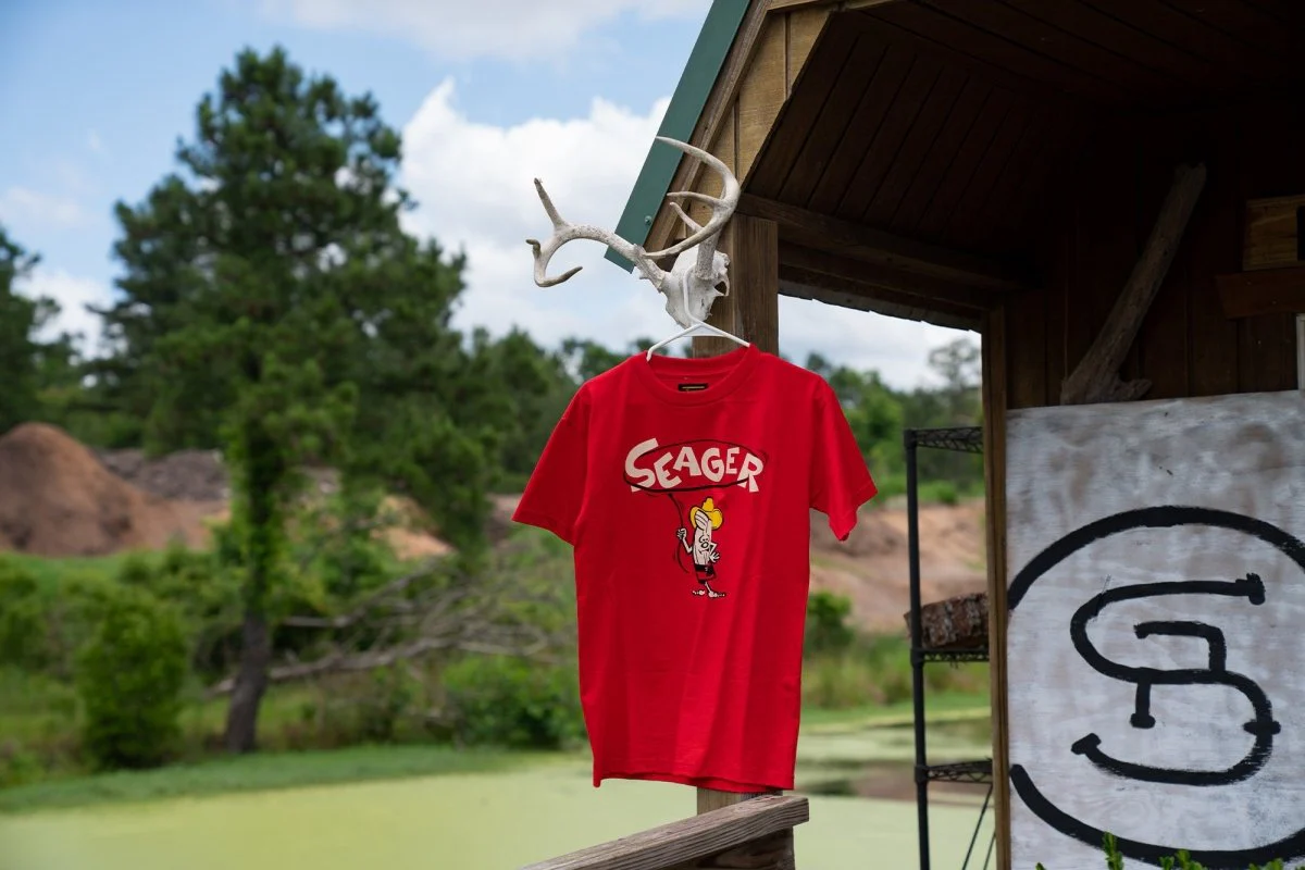 Seager x Birdwell Roping Birdie Tee Red - Image 4