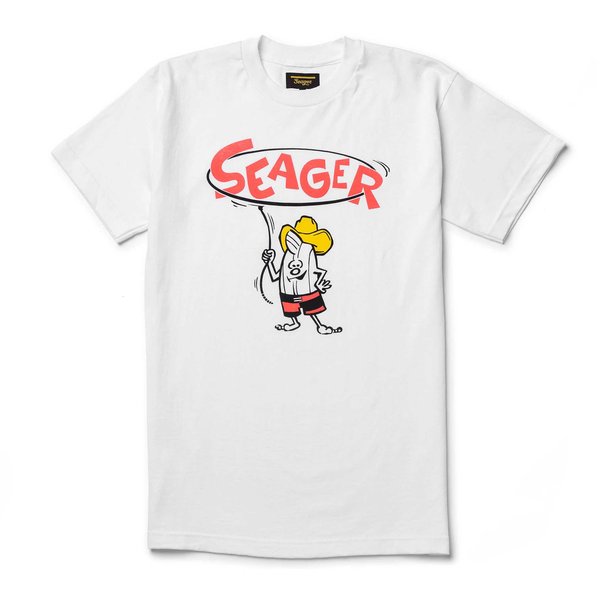 Seager x Birdwell Roping Birdie Tee White