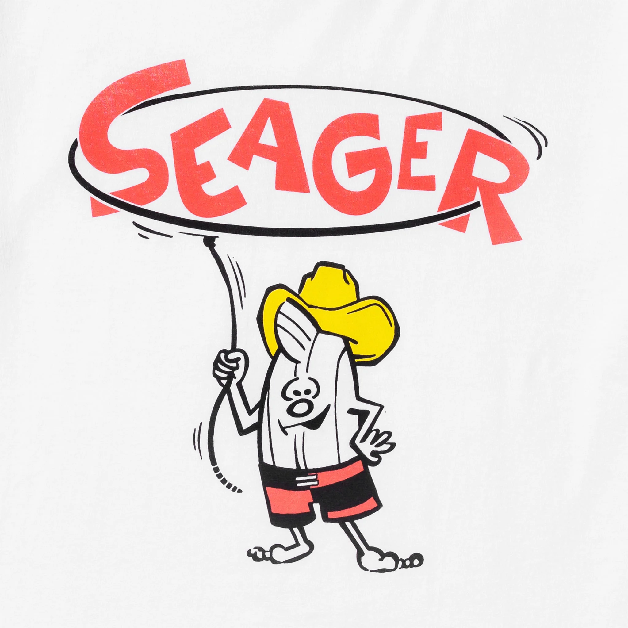 Seager x Birdwell Roping Birdie Tee White - Image 3
