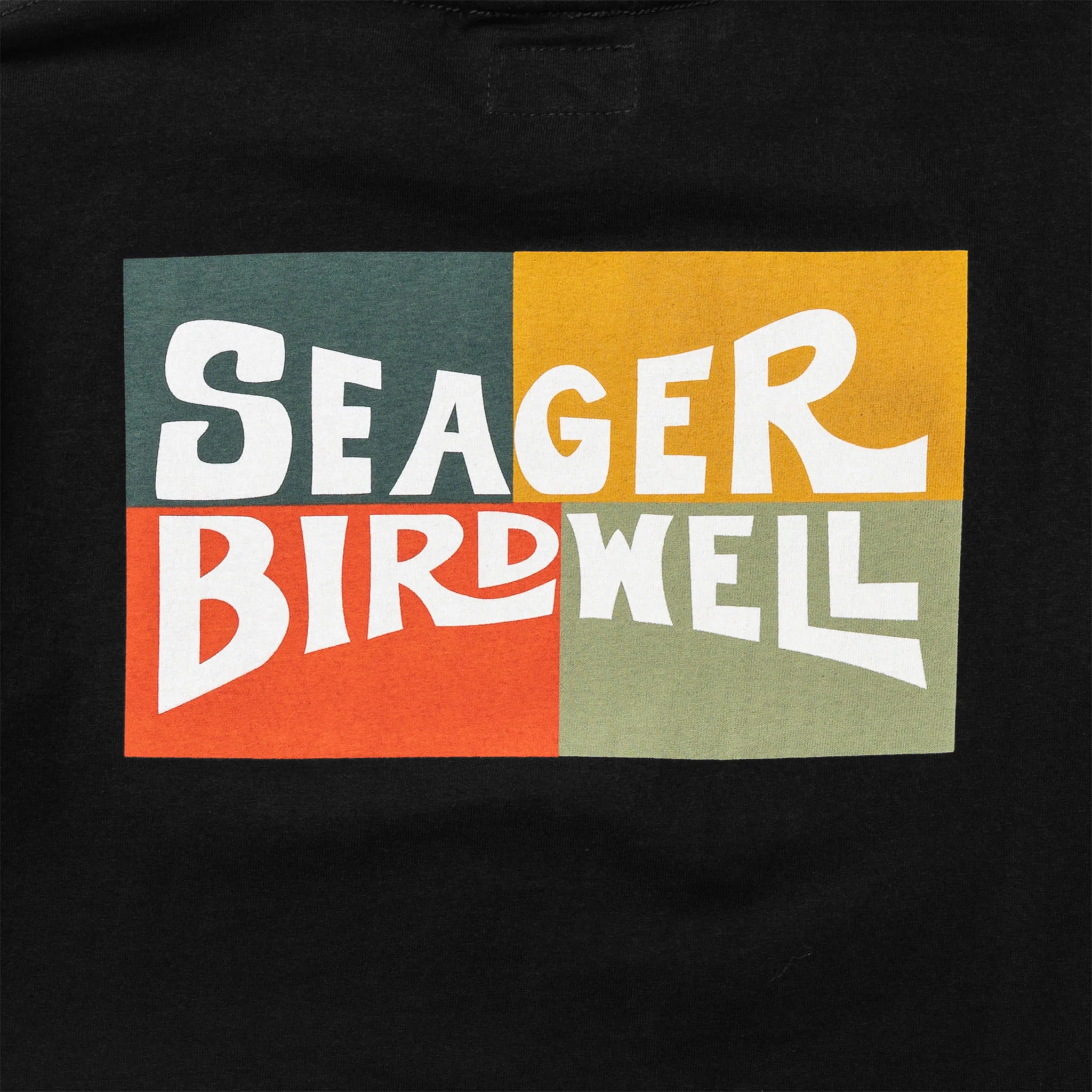 Seager x Birdwell Seabird Stained Glass Tee Black - Image 3