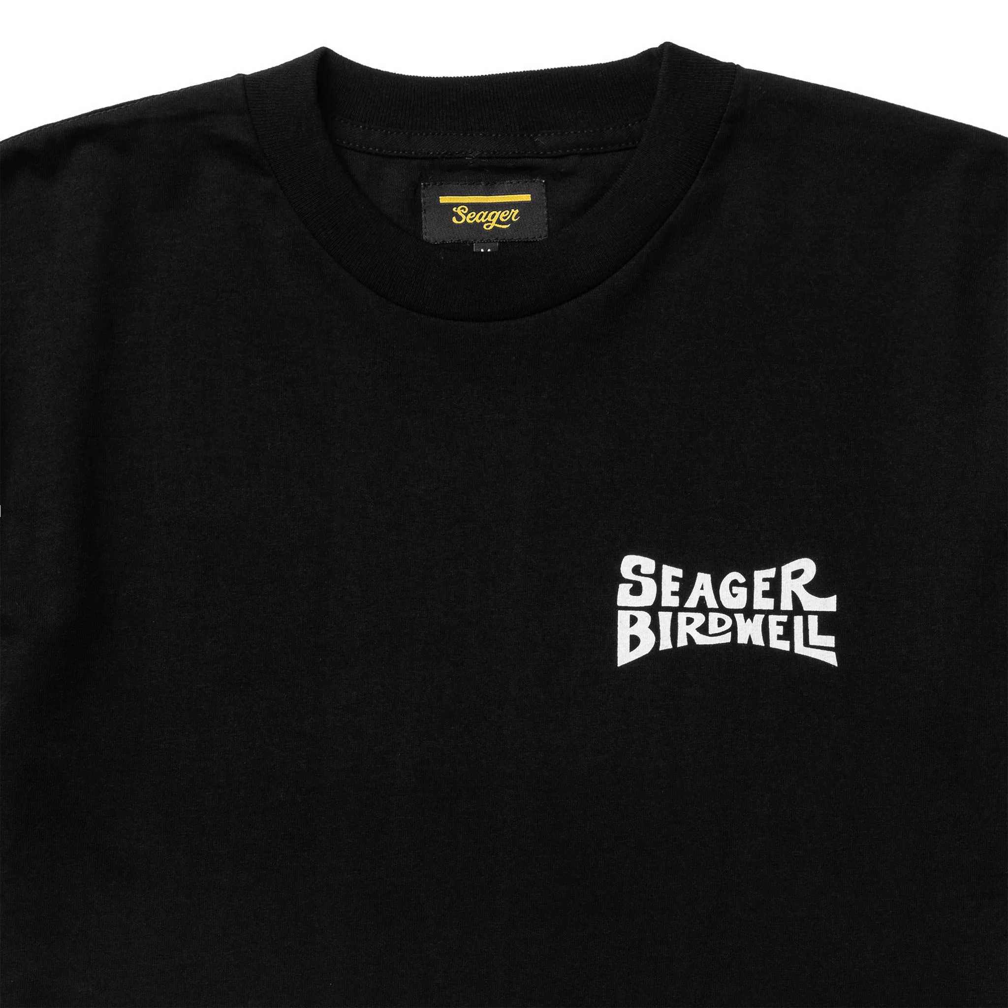 Seager x Birdwell Seabird Stained Glass Tee Black - Image 4