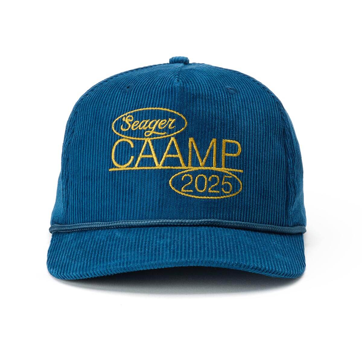 Seager x Caamp 2025 Corduroy Snapback Blue - Image 2