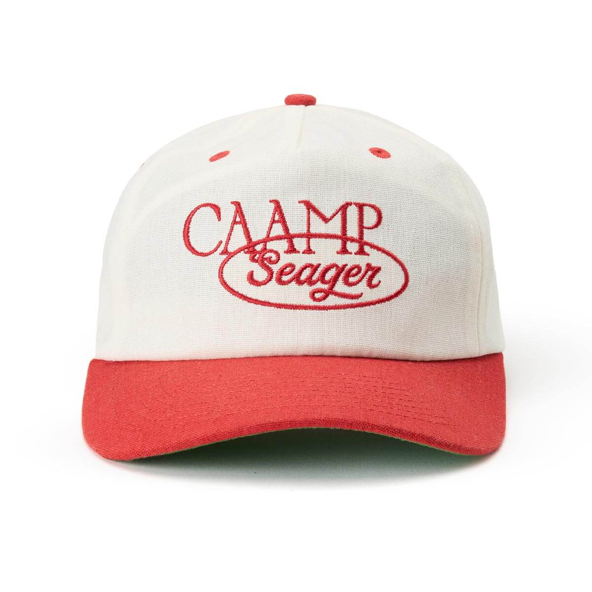 Seager x Caamp 2025 Hemp Snapback Cream/Red - Image 2