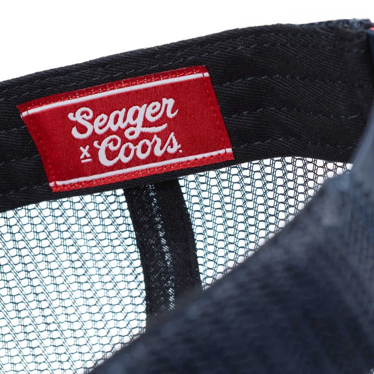 SEAGER X COORS BANQUET 150 TRUCKER SNAPBACK NAVY - Image 4