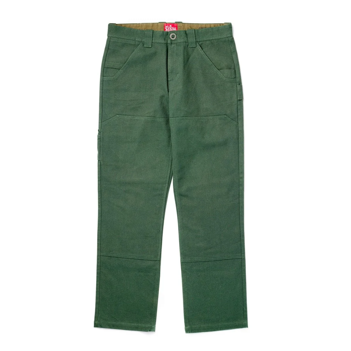 Seager x Coors Banquet Bison Double Knee Pant Pine Green