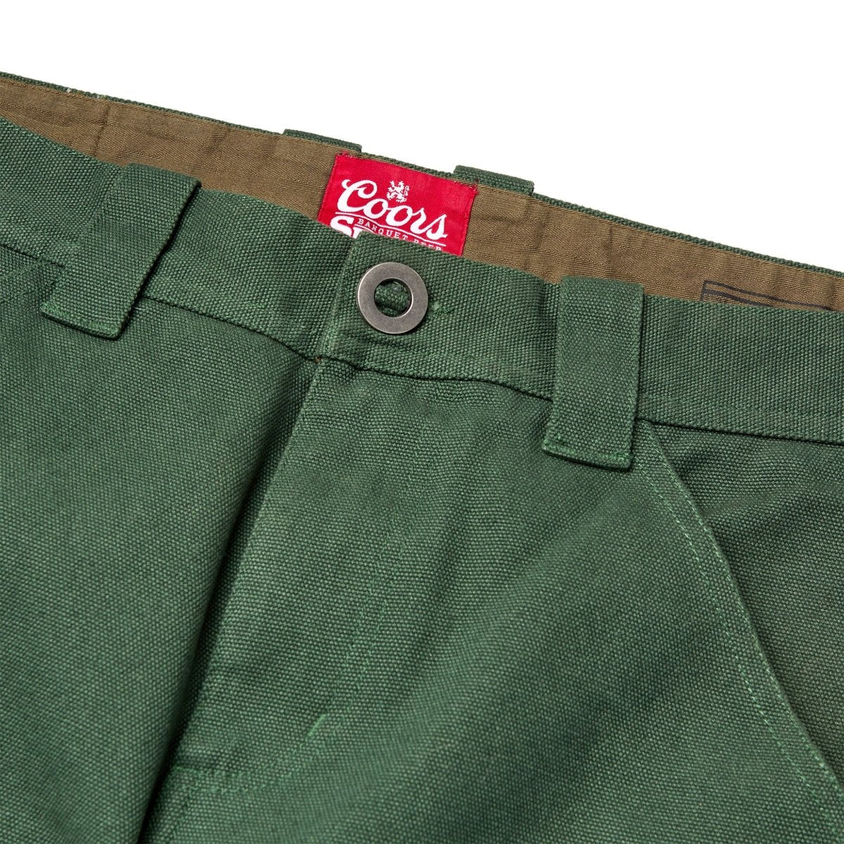 Seager x Coors Banquet Bison Double Knee Pant Pine Green - Image 6