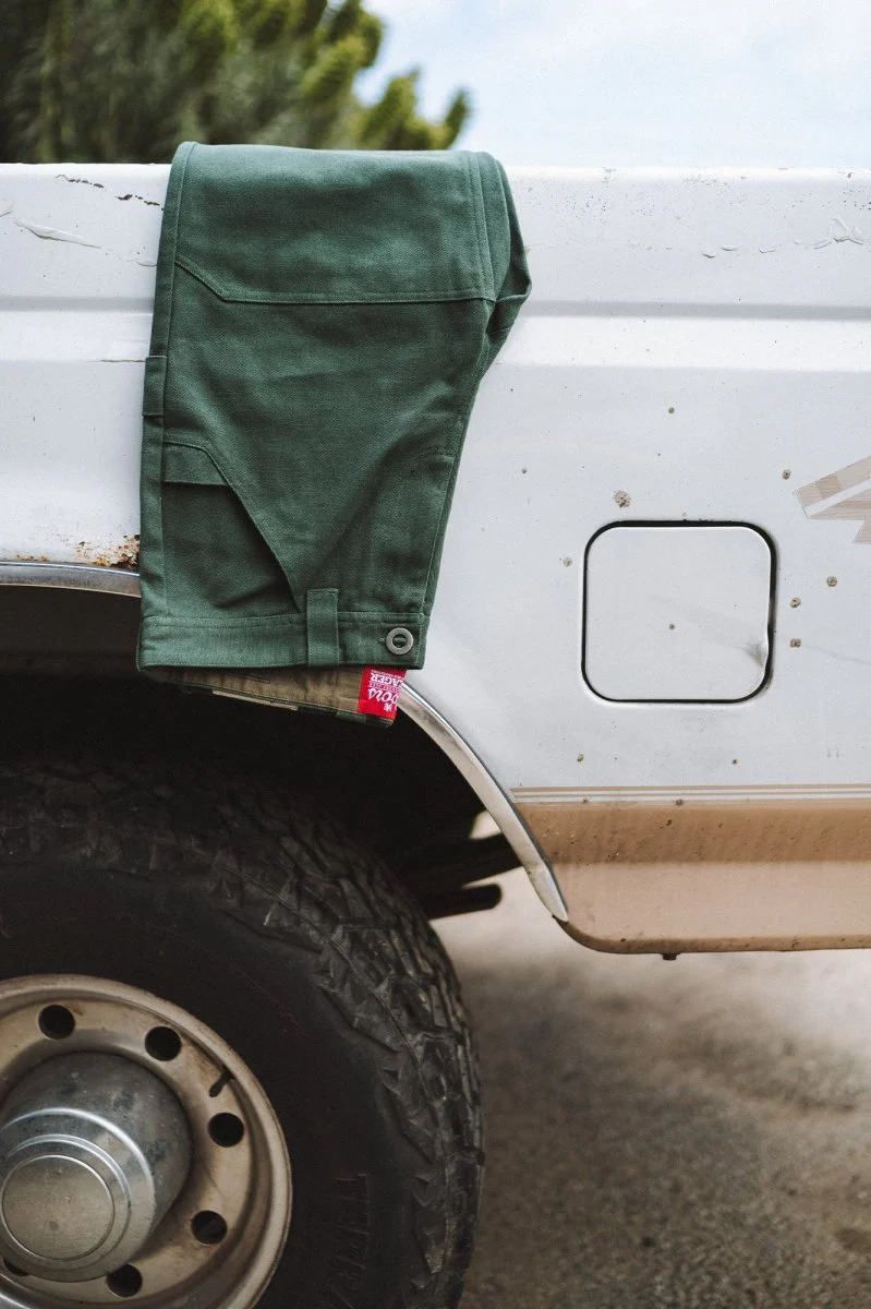 Seager x Coors Banquet Bison Double Knee Pant Pine Green - Image 7
