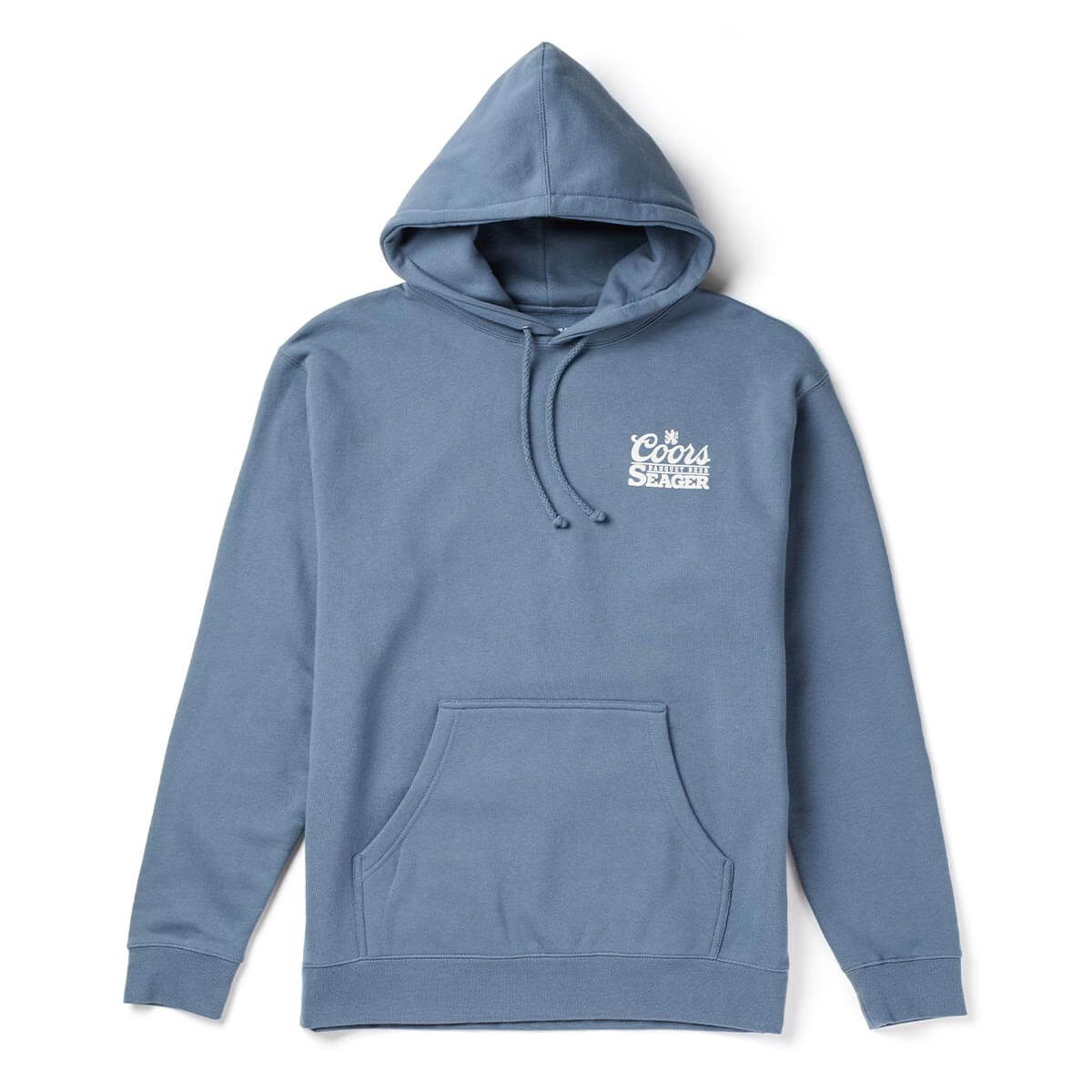 Seager x Coors Banquet Bumper Hoodie Steel Blue - Image 2