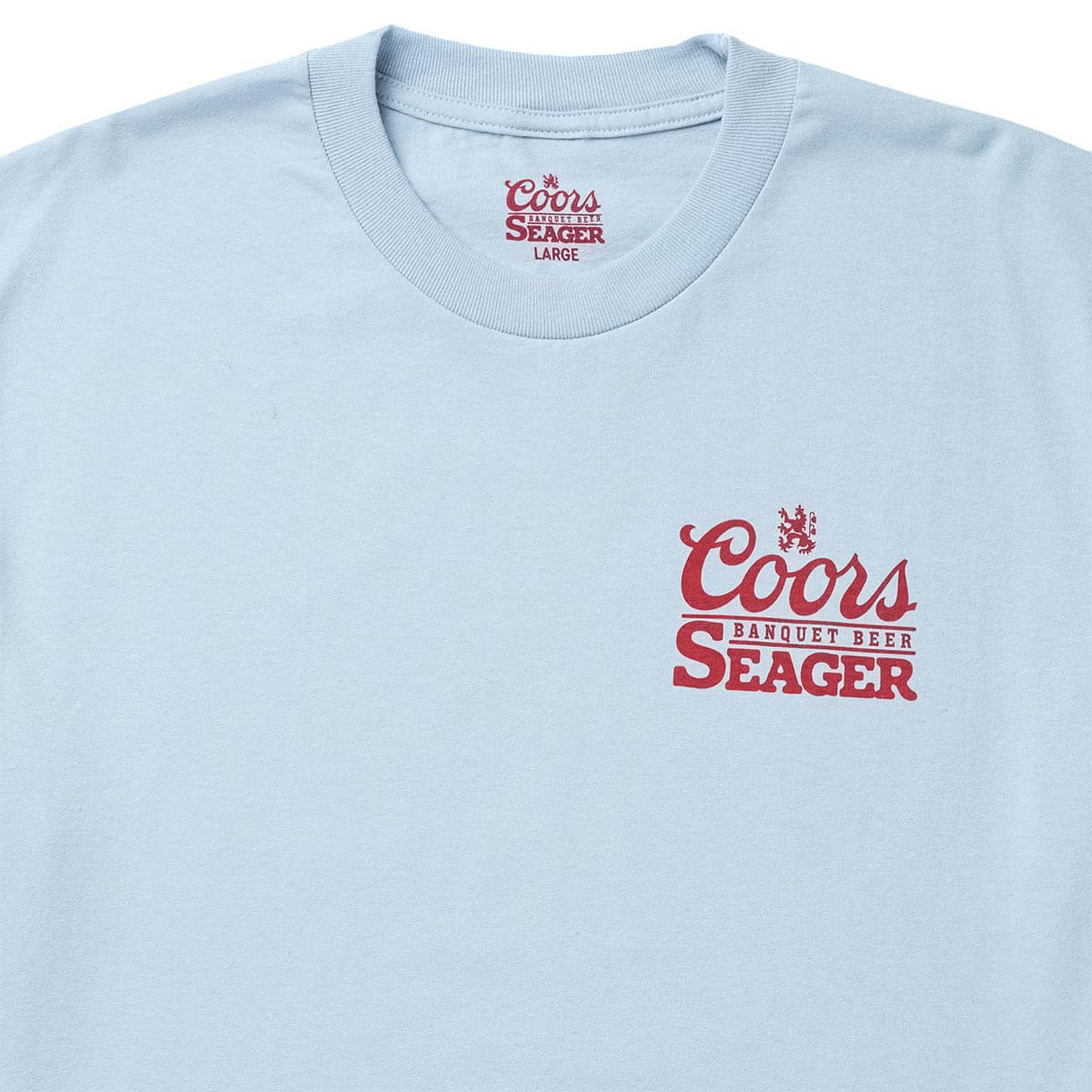 Seager x Coors Banquet Bumper Tee Blue - Image 4