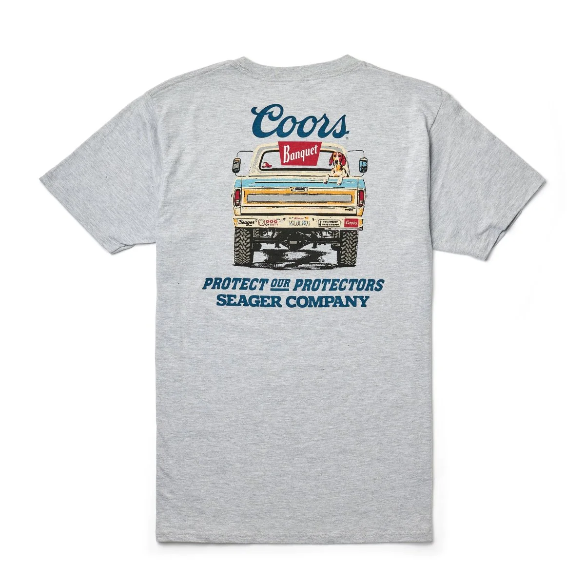 Seager x Coors Banquet Bumper Tee Heather Grey