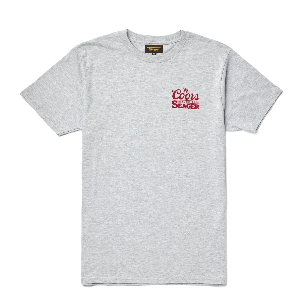 Seager x Coors Banquet Bumper Tee Heather Grey - Image 2