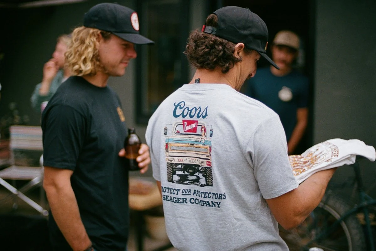 Seager x Coors Banquet Bumper Tee Heather Grey - Image 5
