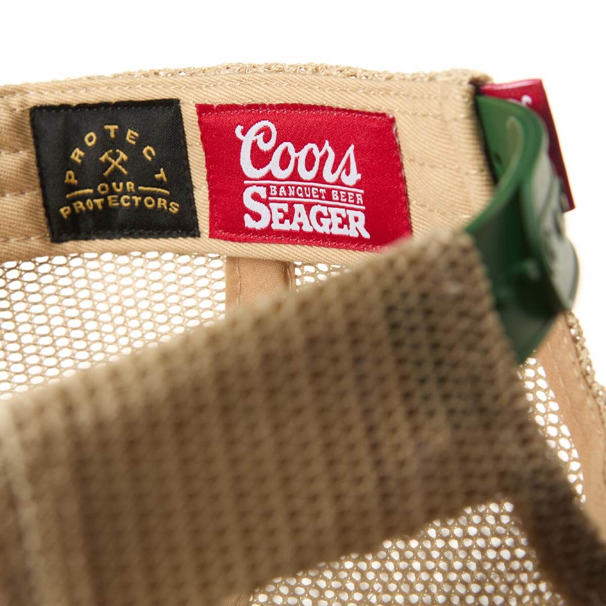 Seager x Coors Banquet Helo Trucker Snapback Green - Image 6