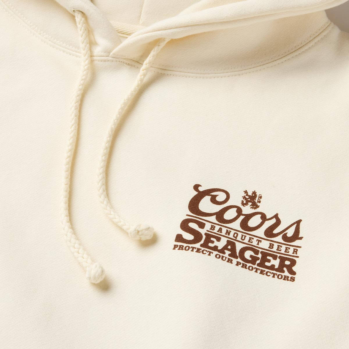 Seager x Coors Banquet Hotshots Hoodie Bone - Image 4