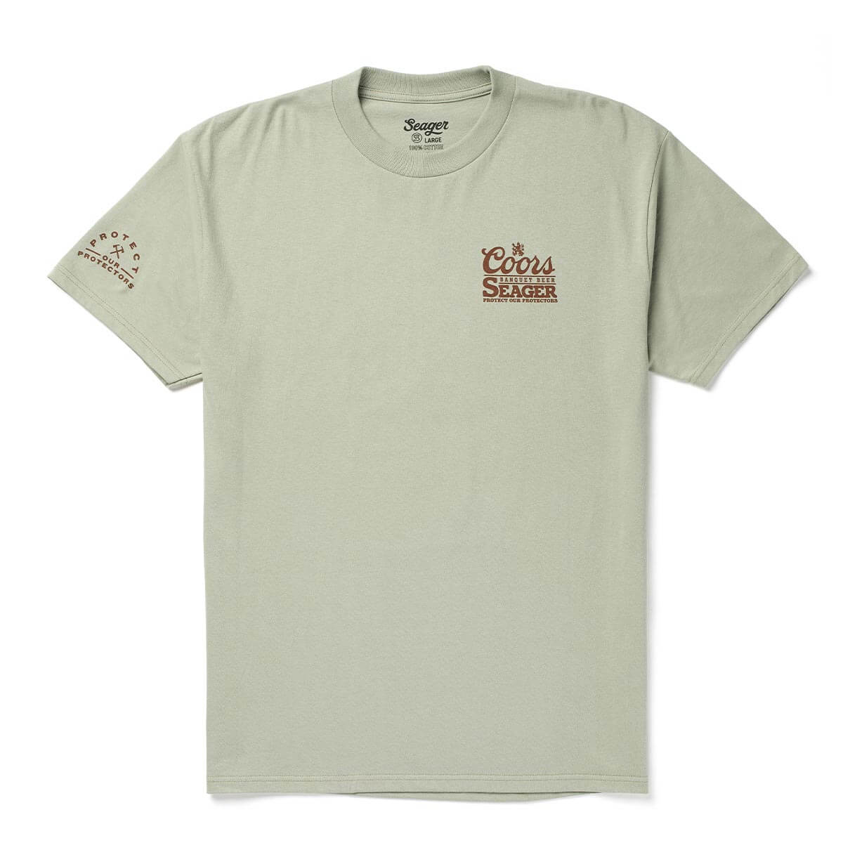 Seager x Coors Banquet Hotshots Tee Desert Green - Image 2