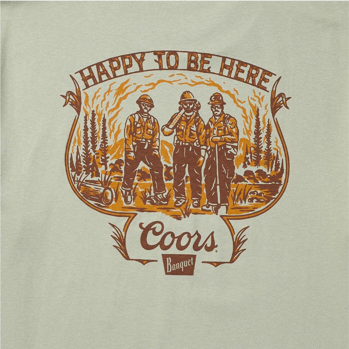 Seager x Coors Banquet Hotshots Tee Desert Green - Image 3