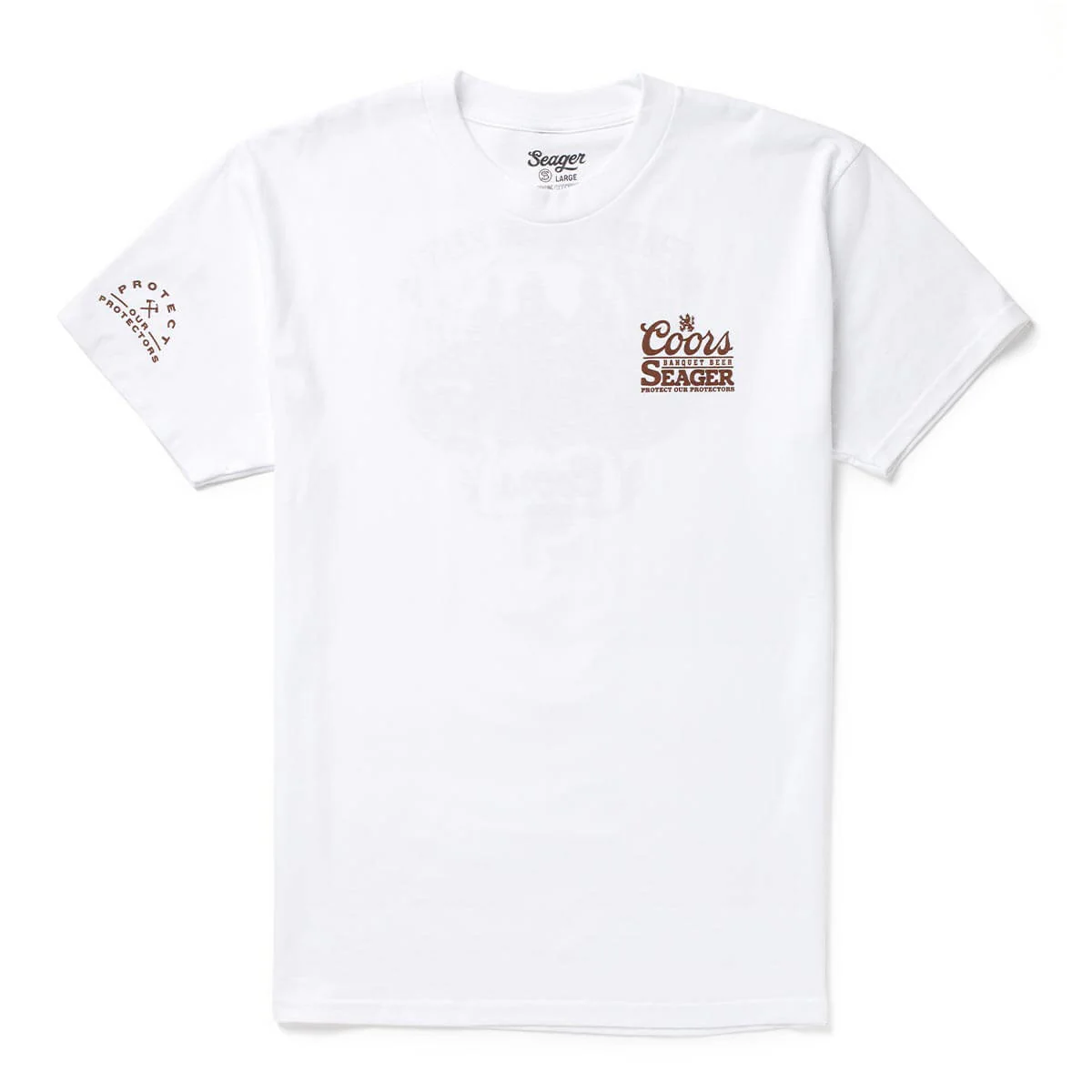 Seager x Coors Banquet Hotshots Tee White - Image 2