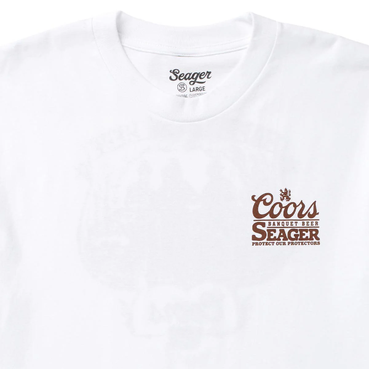 Seager x Coors Banquet Hotshots Tee White - Image 5